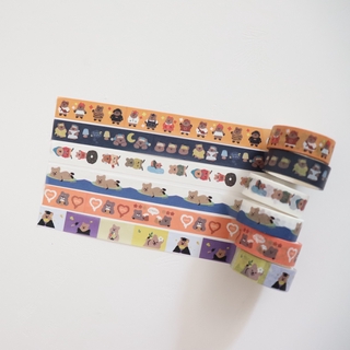 Korea ins beruang stiker dan pita kertas tangan akun Korea ins beruang stiker dan pita kertas tangan akun