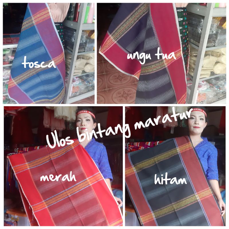 Ulos Bintang Maratur Tenunan Toba