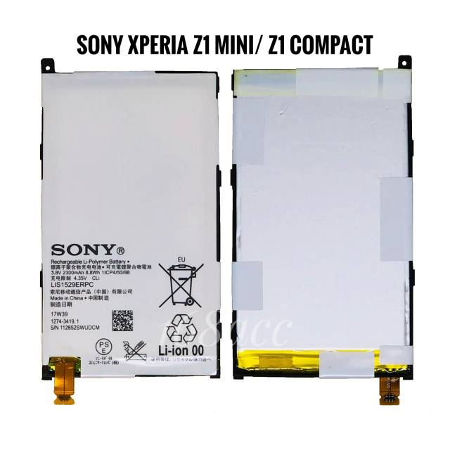 Baterai Sony Xperia Z1 Mini Batre Battery Z1 Compact  Sony Xperia original