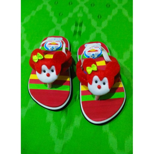 SANDAL BABY  PELANGI ANAK2 BONEKA[ 1 - 3 TAHUN ]