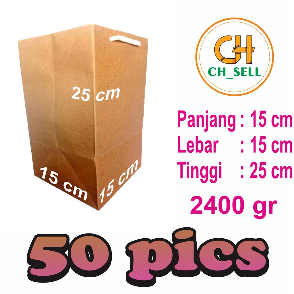 

Tas Kertas Paperbag Toples Kecil Paper Bag Polos Coklat Godiebag 50 pics