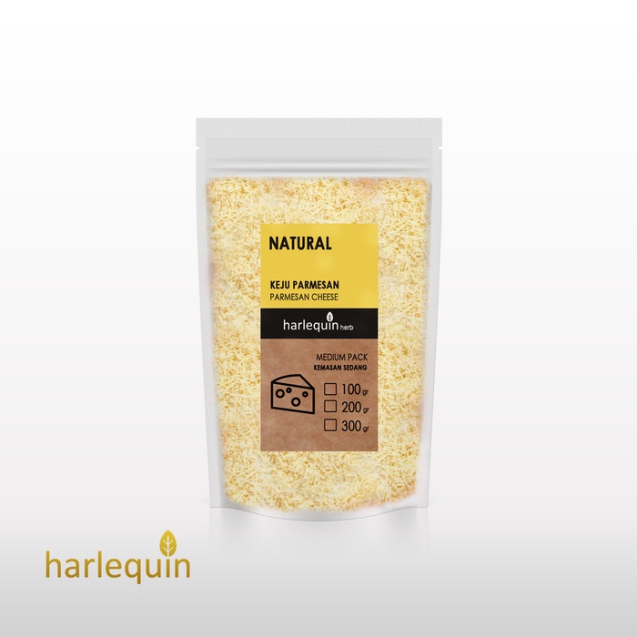 

Keju- Parmesan Cheese 100 Gram Grated - Keju Parmesan Parut Kasar -Keju.