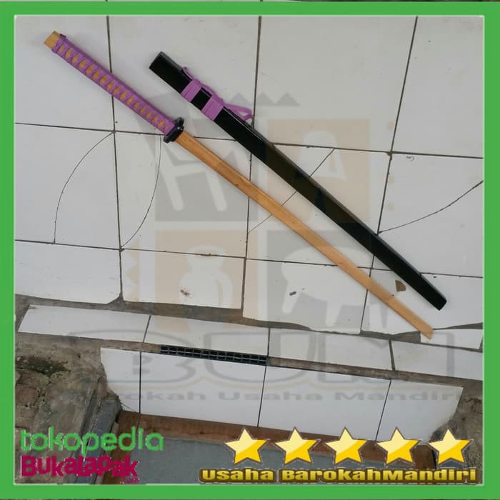 Termurah Katana Bokken ( Pedang Samurai Kayu Premium 81Cm ) Plus Sarung