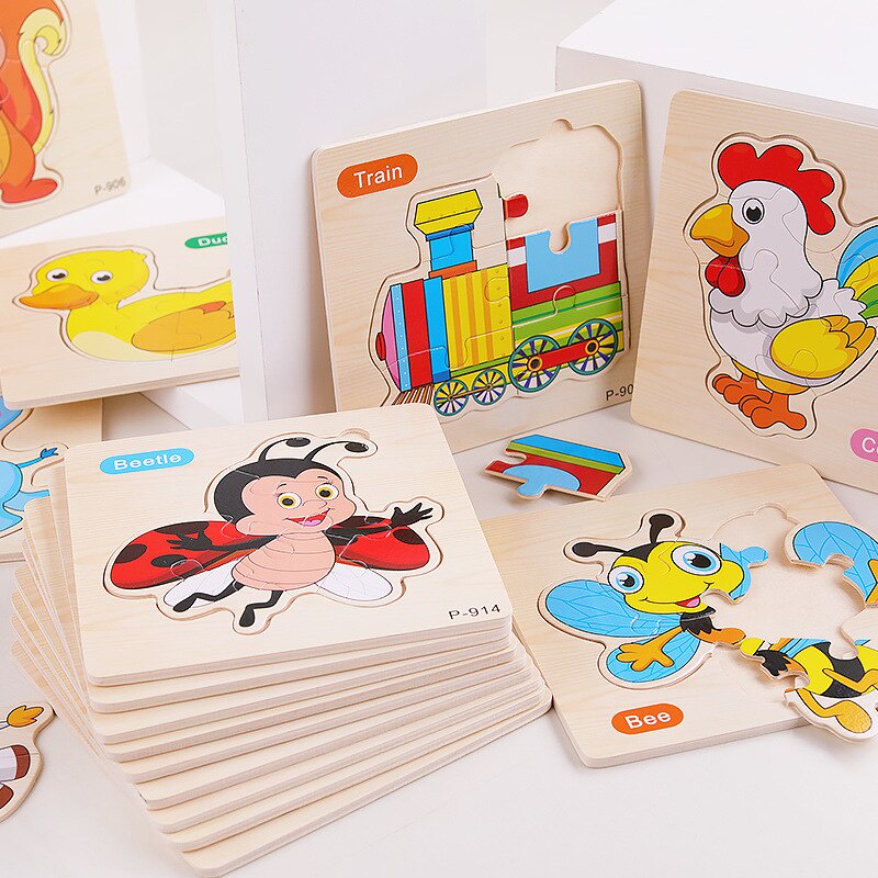 Puzzle Kayu 2D 294 Wooden Puzzle Mini Puzzle Kayu Mainan Puzzle Anak Mainan Kayu