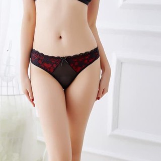 d1976 Celana  Dalam  Thong Wanita  Seksi  Bahan Lace CD  Cewek 