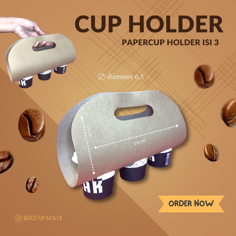 

CUP HOLDER PAPERCUP ISI 3 DIAMETER 6,5 CM