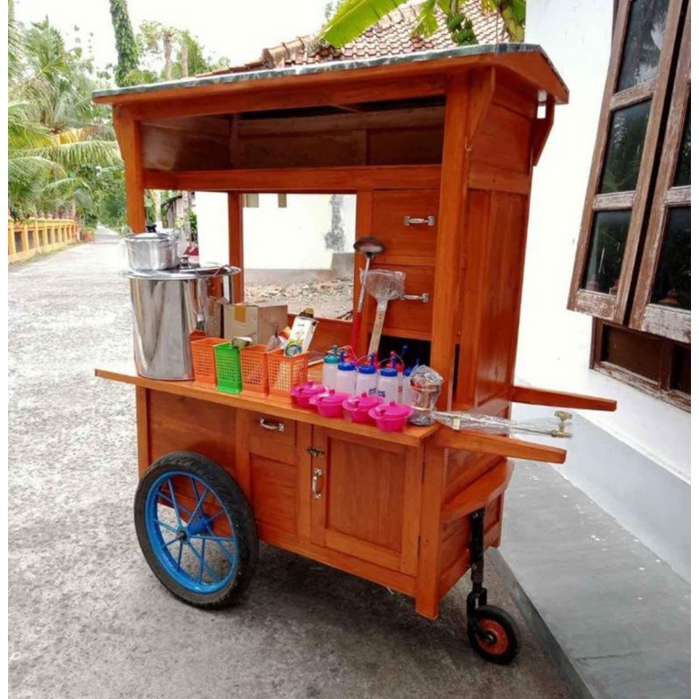 Gerobak mie ayam Paket usaha jualan mie ayam komplit peralatan