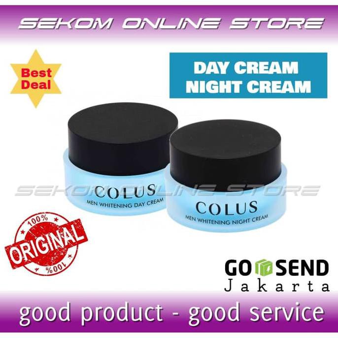 Termurah Colus Men Whitening Day & Night Cream