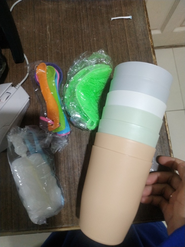 Spons Putih Pencuci Botol Dan Gelas (b68k)