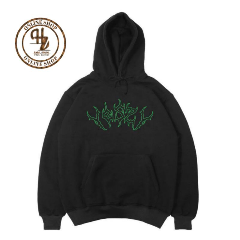 YESZY.MFG Hoodie Pullover Black Metal Ready