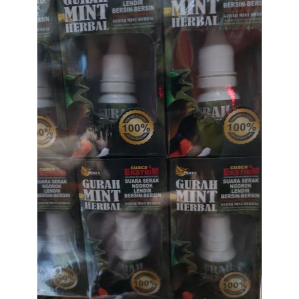 GURAH MINT HERBAL 10ML OBAT BURUNG MURAI LOVEBIRD LESU MALAS BUNYI SERAK BANYAK LENDIR KURANG SEMANGAT ASLI ORI BMW