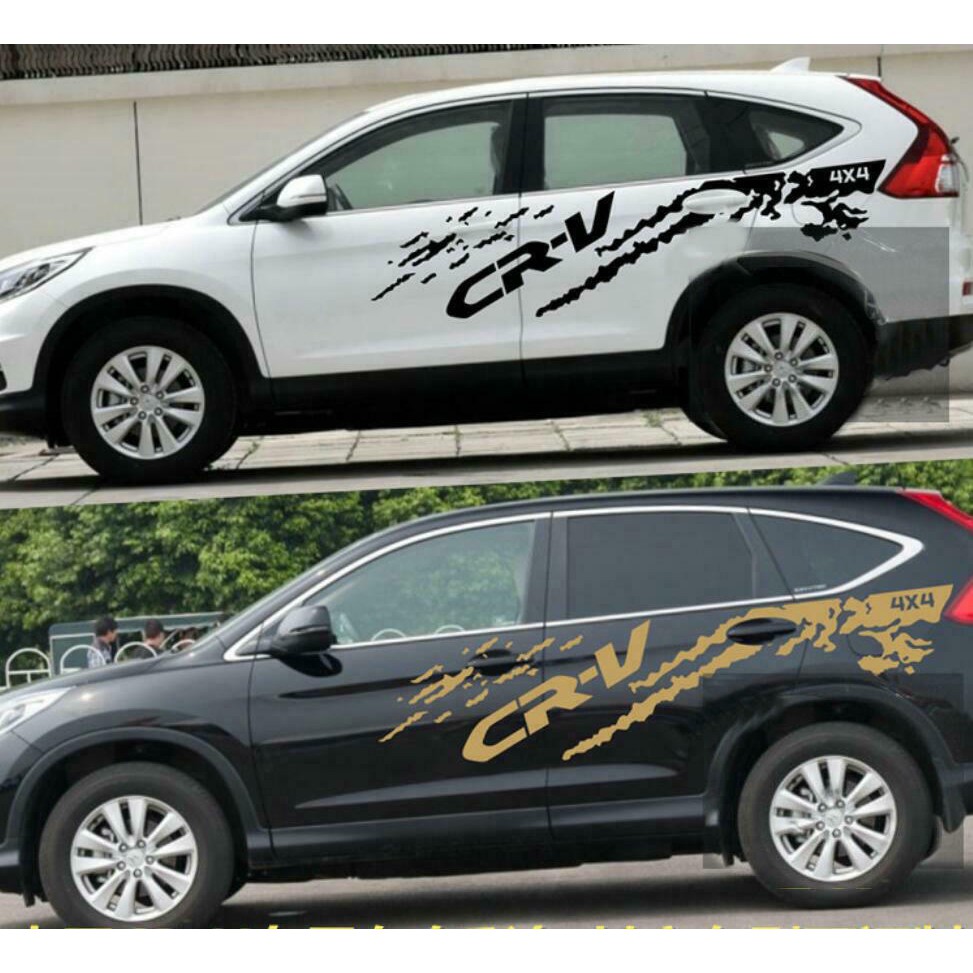 STIKER CRV STICKER MOBIL HONDA CRV 4X4 LUMPUR OFF ROAD Shopee Indonesia