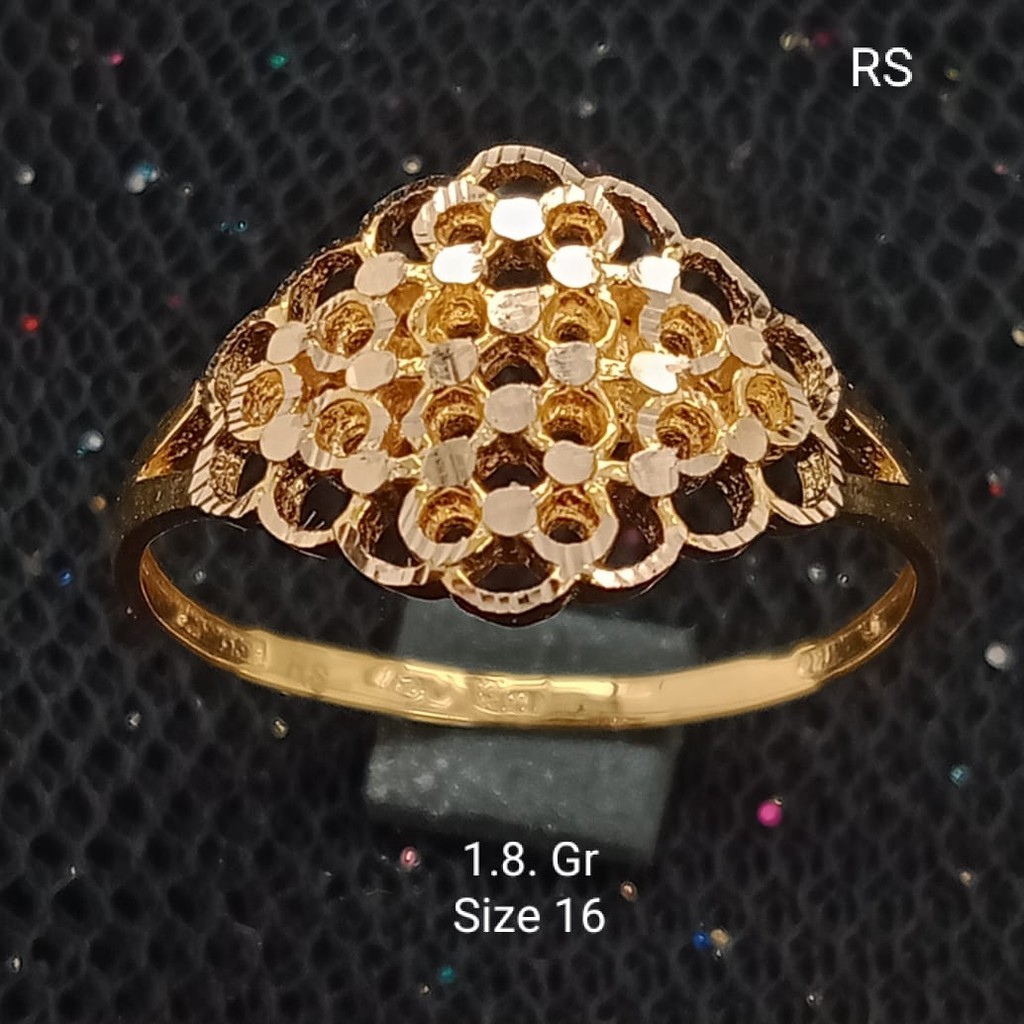 Cincin Emas 17 K - 1.8 Gr Kadar 750 - 1966