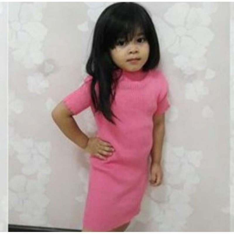 dress anak khaira rajut
