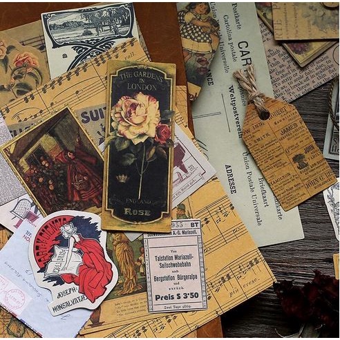 Renaissance Vintage Journal Kit - Jurnal Kit Versi Renaissance (40pcs)