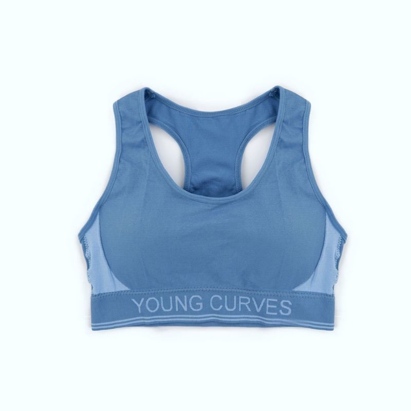 ORIGINAL Bra Young Curves Seamless Sport Bra Blue