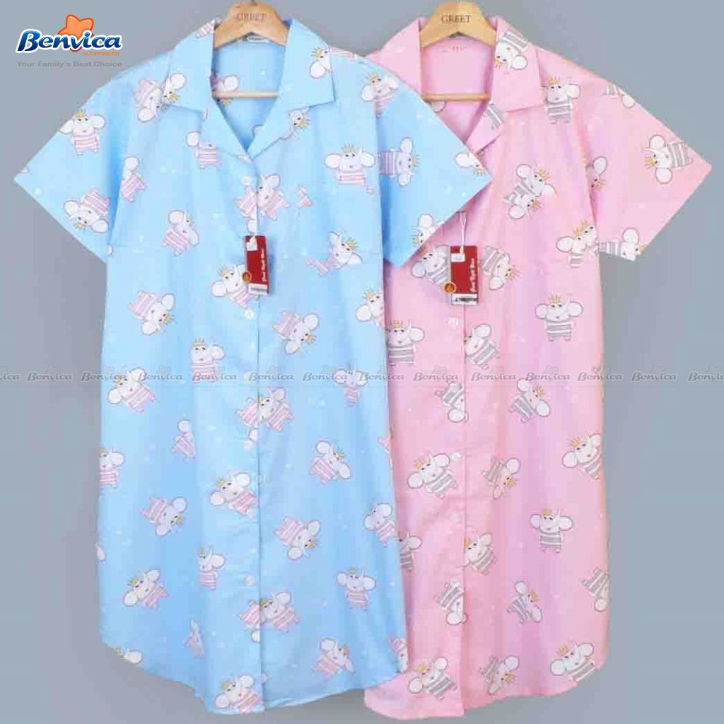 BAJU TIDUR DASTER KATUN JEPANG GREET - C