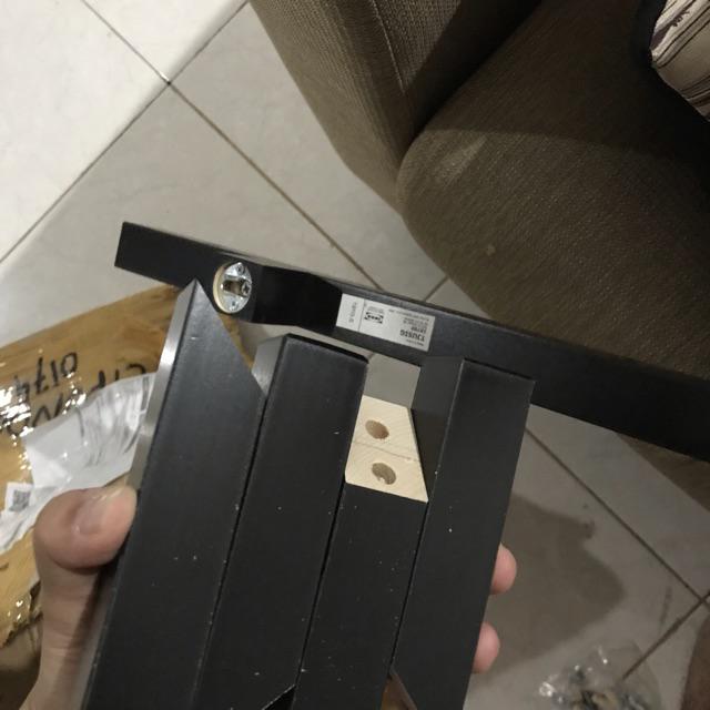 Gantungan  Pengait, Kayu Solid, Hitam, Gantungan Multifungsi Tj1424