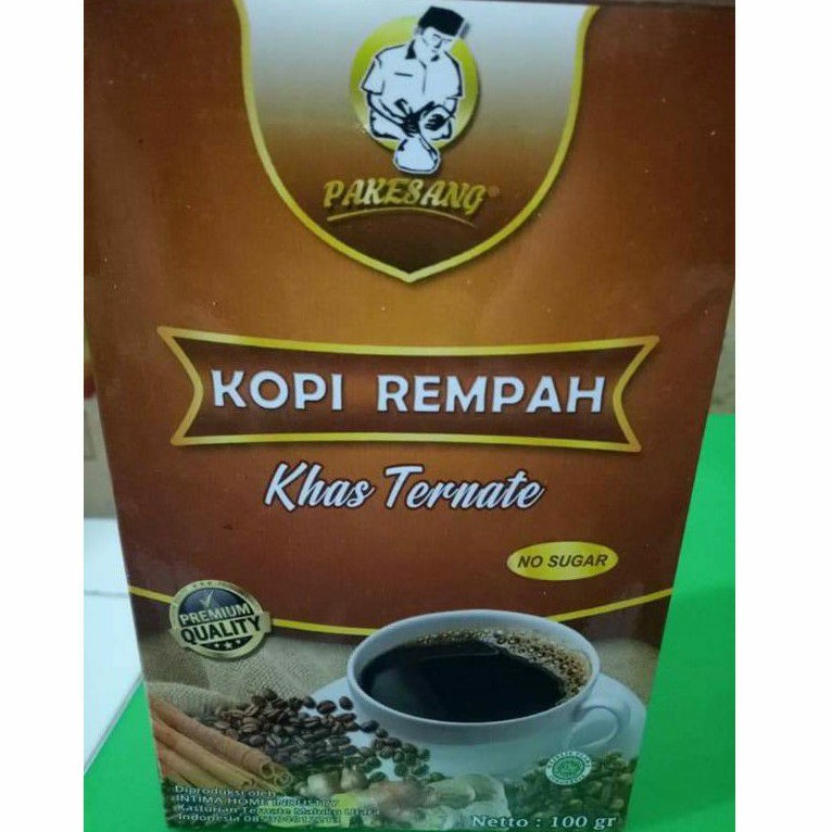 

Kopi Rempah Asli No Sugar / Kopi oleh-oleh khas Ternate Maluku Utara