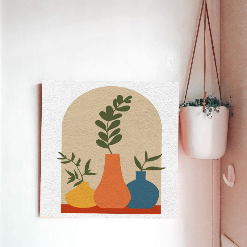 

DIY painting by numbers kit UKIYO #14 BOHO PLANTS 20X20cm
