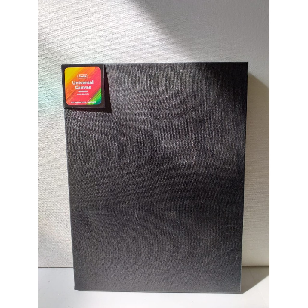 

Akalpa Canvas Lukis Hitam 20x30cm / Canvas Black 20x30 cm
