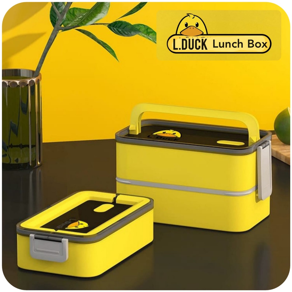 L.Duck Lunch Box Set / Kotak Makan Sekat - 304 Stainless