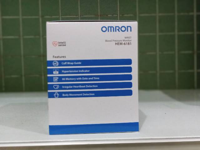 Omron Tensimeter Digital Lengan Bawah OMRON HEM 6181 Monitor Tekanan Darah | Original | Alat Ukur Tekanan Darah