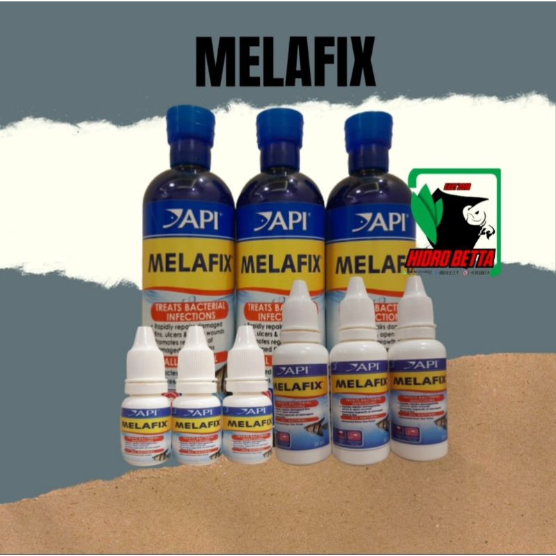 Melafix repack 10ml dan 30ml original. Obat ikan untuk sirip dan luka terbuka