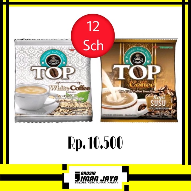 

Top Coffee. 1 Renceng (12 Sachet)