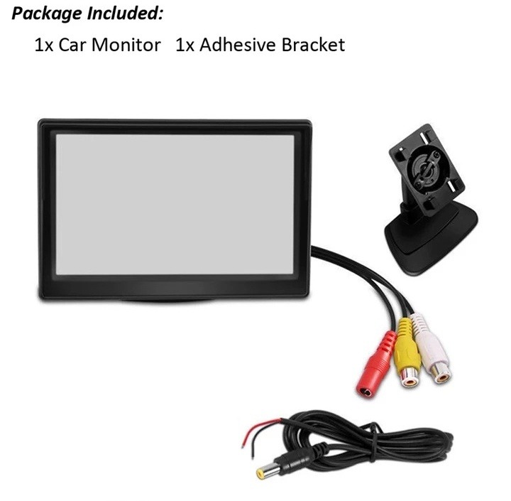 Monitor CCTV TFT LCD 5 Inch Security Car View Parkir Monitor