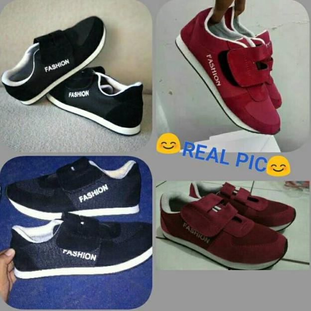 ➺9q Ready Stock➺ Sepatu Sport Fashion Pria Wanita Prepet/ Sepatu Sekolah SMP SMA Laki Perempuan/ Sep