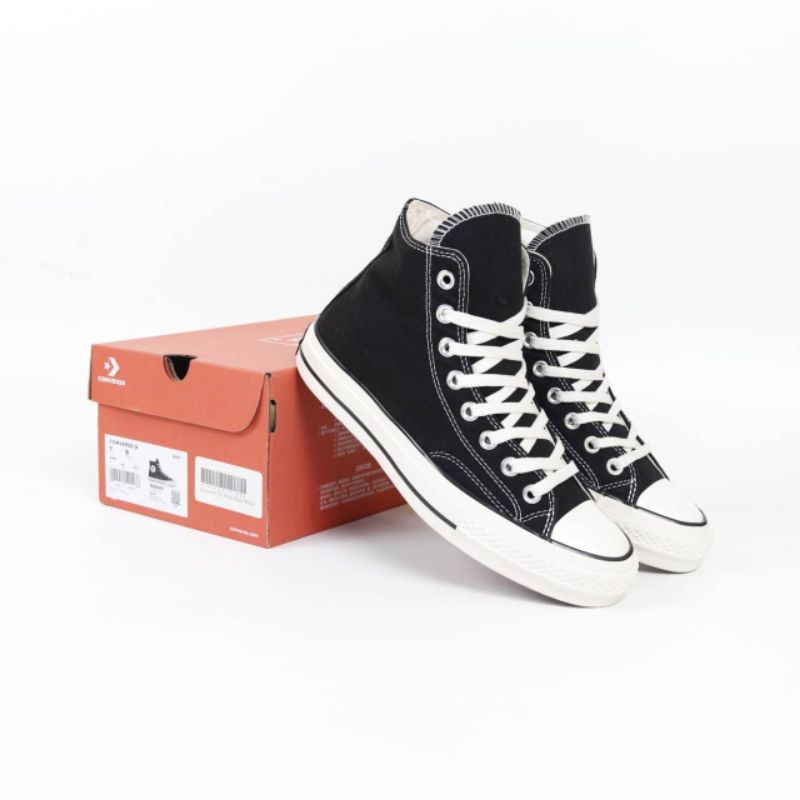 Jual Converse Chuck Taylor 70s HI Black White Egret 100% PREMIUM IMPORT ...