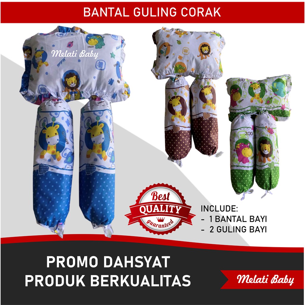 Satu Set Bantal Guling Bayi Motif Corak Lucu Model Terbaru Bantal Guling Bayi Set Murah Bagus Cod Shopee Indonesia