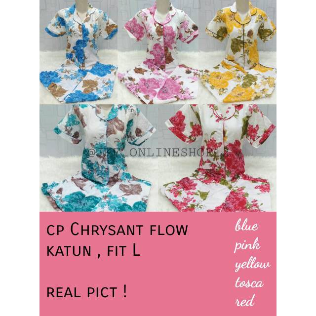 Stelan CP chrysant flow, tersedia 4 warna