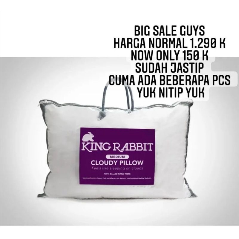BIG SALE KING RABBIT PILLOW