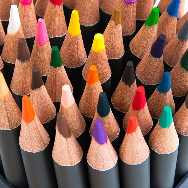 

❈ Deli pensil warna 24C waterproof dengan kuas non-toxic 6518 ▼