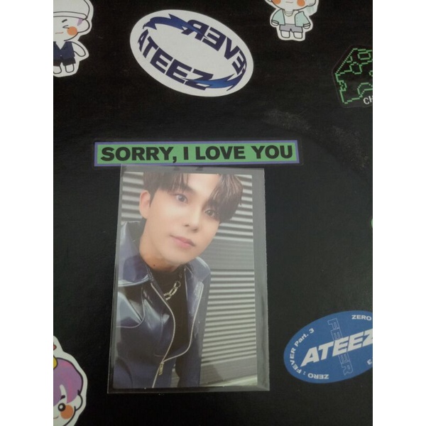 Photocard pc yeosang,jongho Ateez ZERO FEVER epilogue/ZERO FEVER PART3