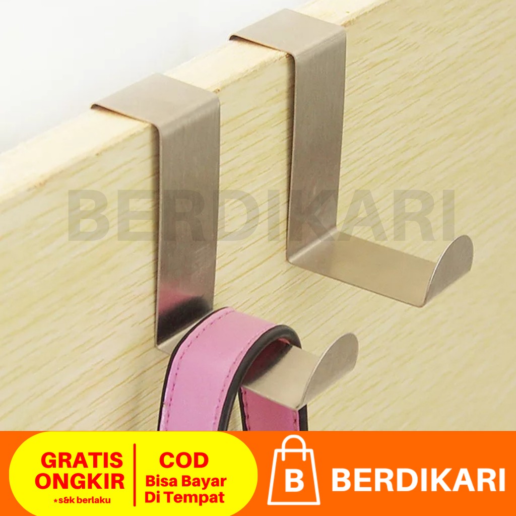 Gantungan Hook Pintu Warna Silver