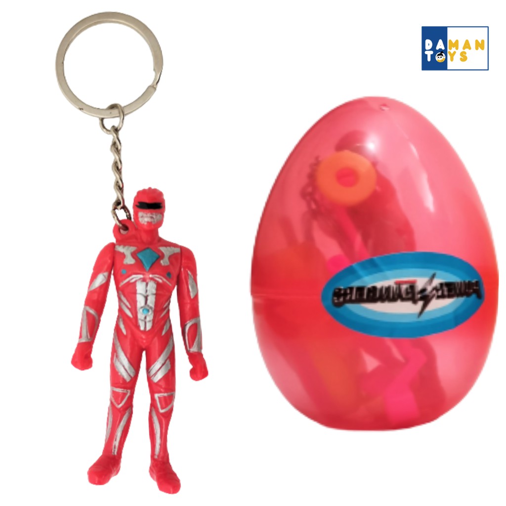 Egg Suprise Power Rangers/Action figure Power Rangers/Keychain Gantungan Kunci