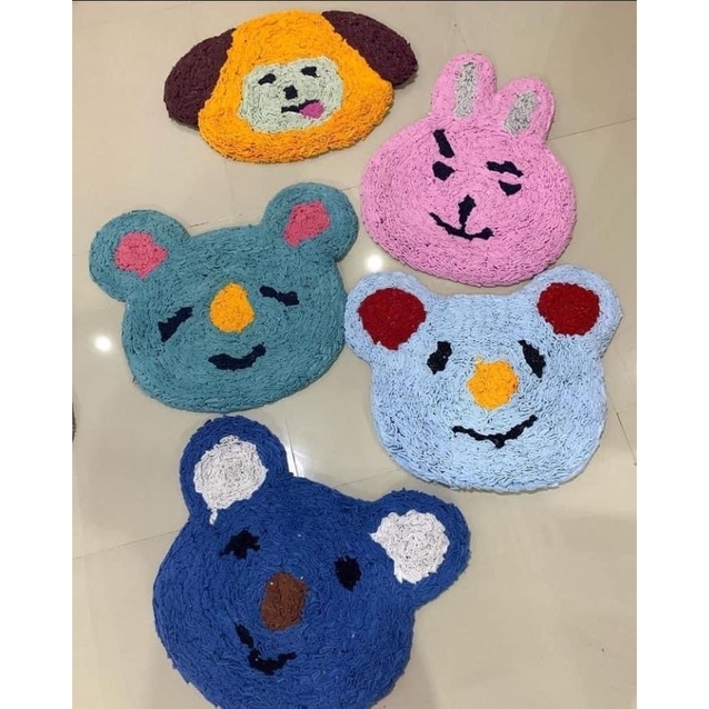 KESET PERCA KARAKTER BTS