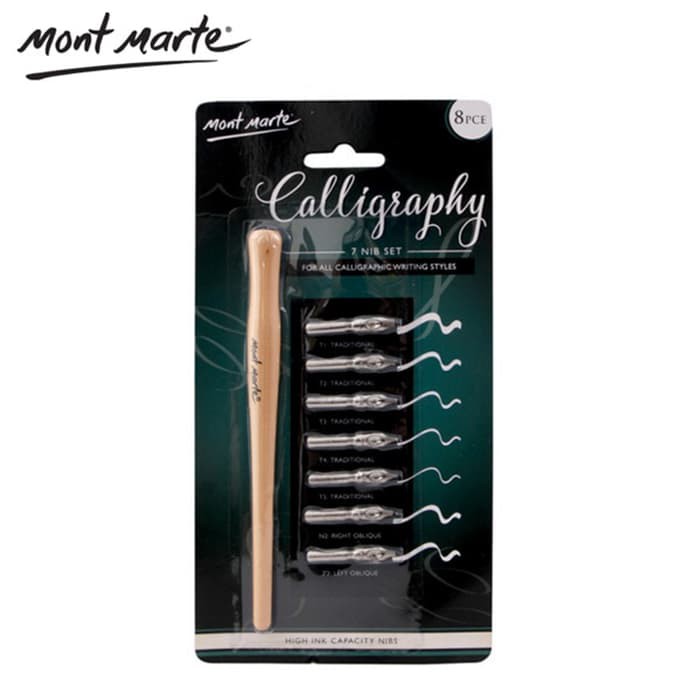 

[Promo] Mont Marte 7 Nib Calligraphy Set Berkualitas