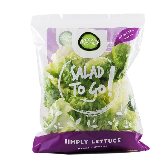 Amazing Farm, Salad To Go Simply Lettuce 150gr