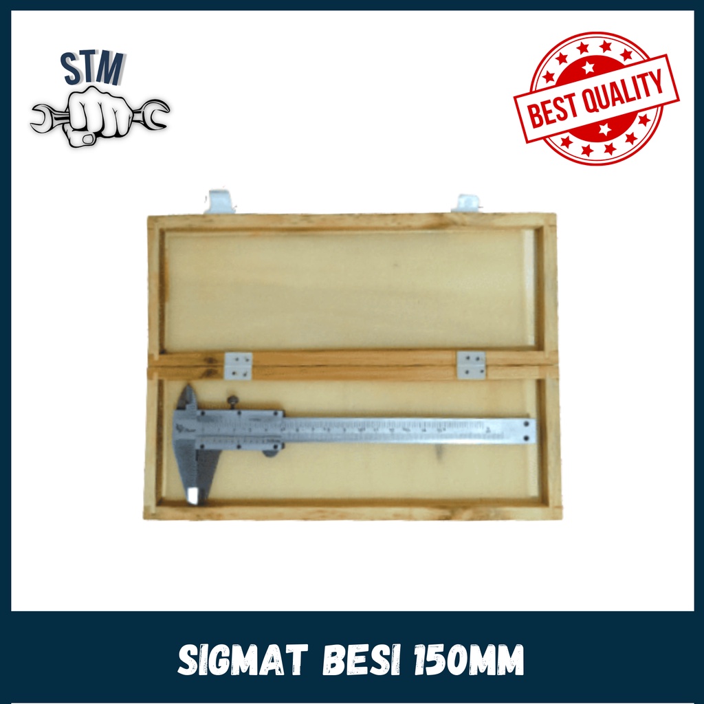 

SIGMAT BESI 150MM VERNIER CALIPER / Pengukur dimensi