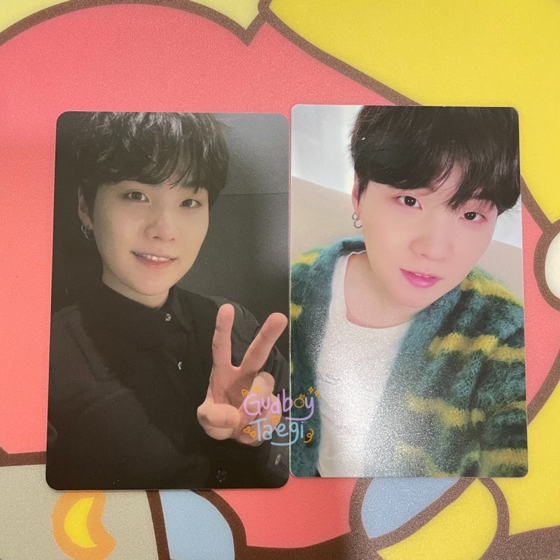 BTS Photocard LD BE Suga & V, Shinhan Card Wallet, Hybe Postcard & Photocard