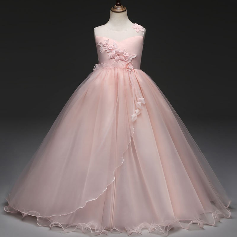RIANA DRESS GAUN PESTA PANJANG LONG DRESS PRINCESS ANAK PEREMPUAN IMPOR