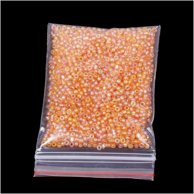 1200pcs Manik-Manik Kaca Bulat Warna-Warni Ukuran 2mm Untuk Membuat Perhiasan