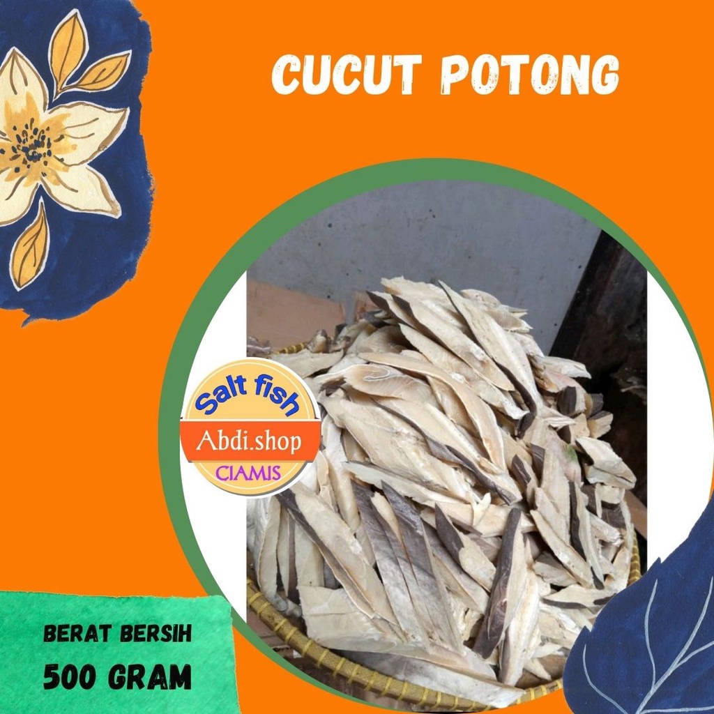 

Ikan Asin Cucut Potong 500gr Murah