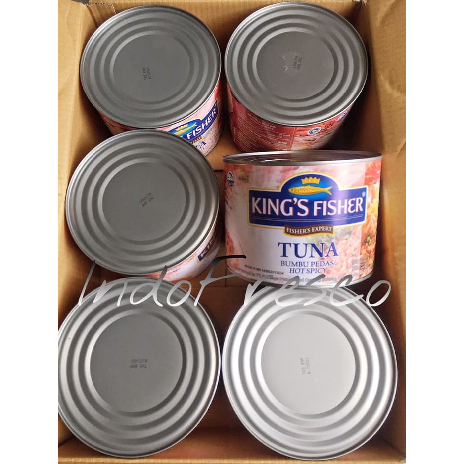 

King's Fisher Tuna Hot Spicy- Tuna Kaleng 1800g- 1Dus KHUSUS GOSEND