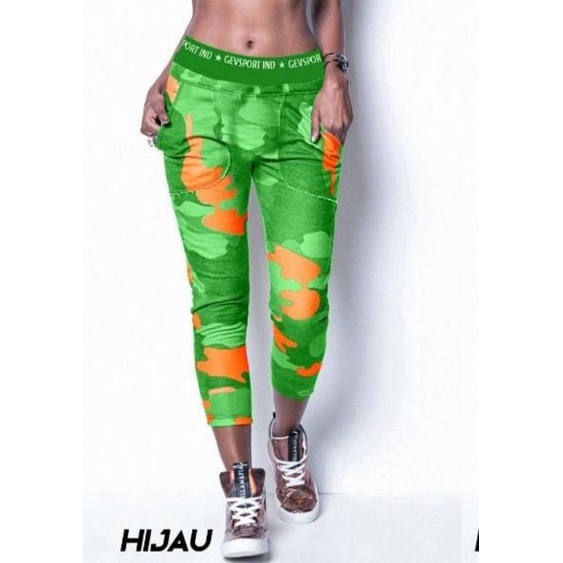 celana senam joger army