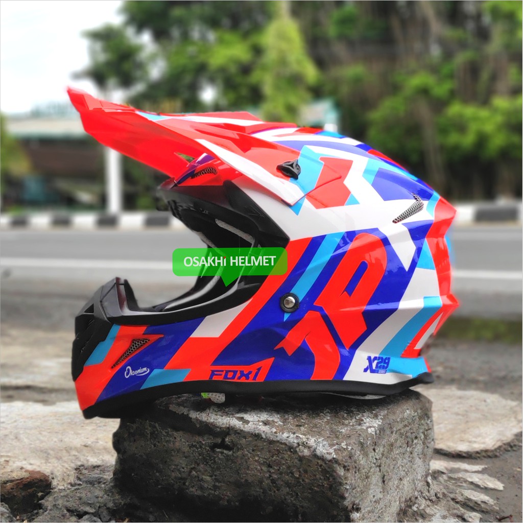 JPX X29 Orange White Fox 1 Motif Apik Menarik Cross Trail Keren